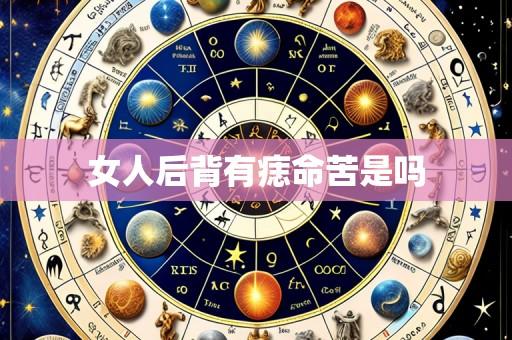 女人后背有痣命苦是吗