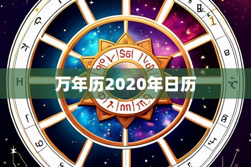 万年历2020年日历
