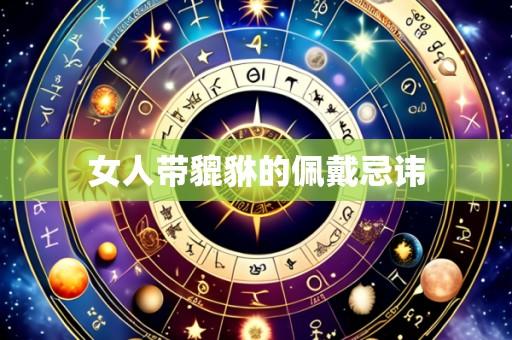 女人带貔貅的佩戴忌讳