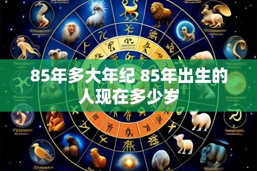 85年多大年纪 85年出生的人现在多少岁