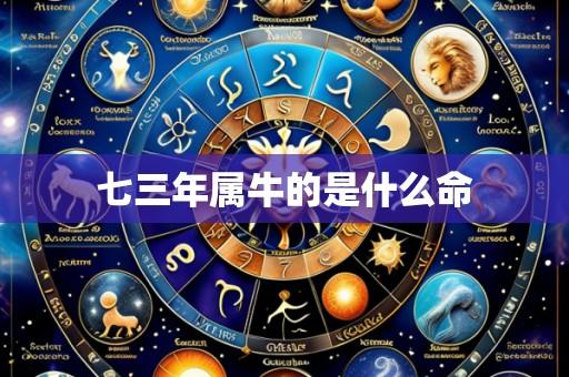 七三年属牛的是什么命