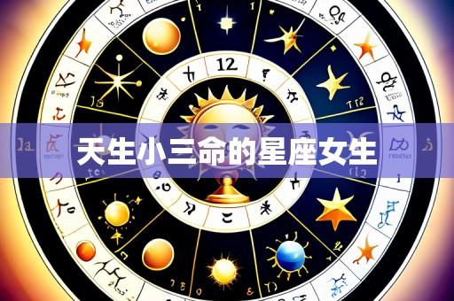 天生小三命的星座女生