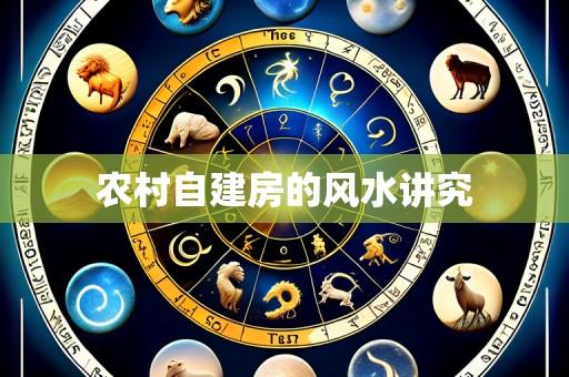 农村自建房的风水讲究
