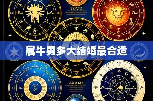 属牛男多大结婚最合适