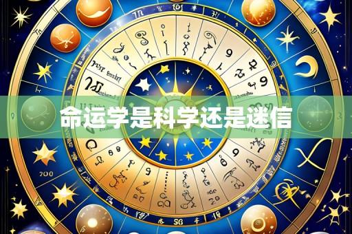 命运学是科学还是迷信