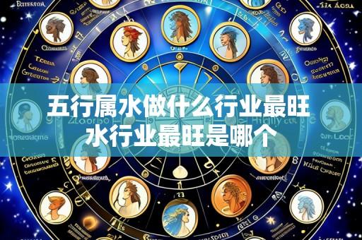 五行属水做什么行业最旺 水行业最旺是哪个