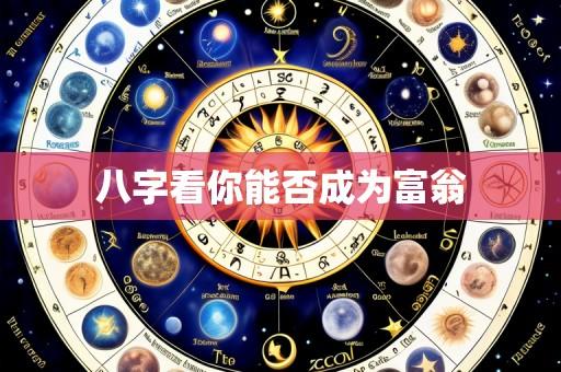 八字看你能否成为富翁