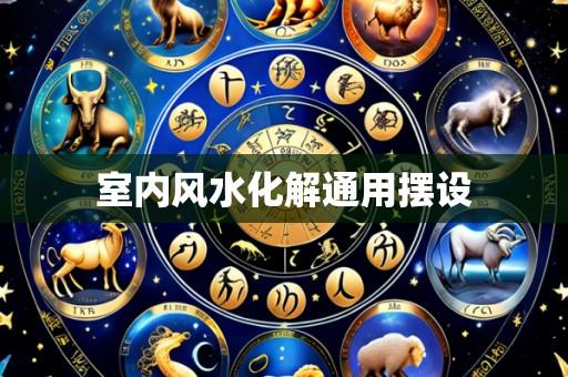室内风水化解通用摆设