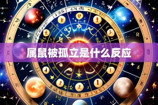 属鼠被孤立是什么反应