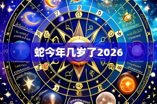 蛇今年几岁了2026