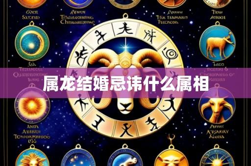 属龙结婚忌讳什么属相