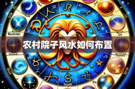 农村院子风水如何布置