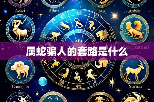 属蛇骗人的套路是什么