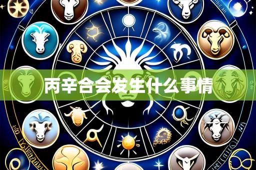 丙辛合会发生什么事情