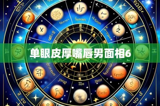 单眼皮厚嘴唇男面相6
