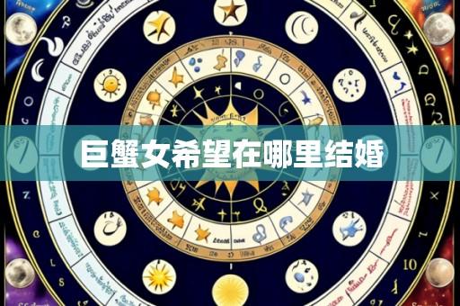 巨蟹女希望在哪里结婚