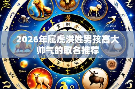 2026年属虎洪姓男孩高大帅气的取名推荐