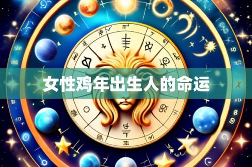 女性鸡年出生人的命运