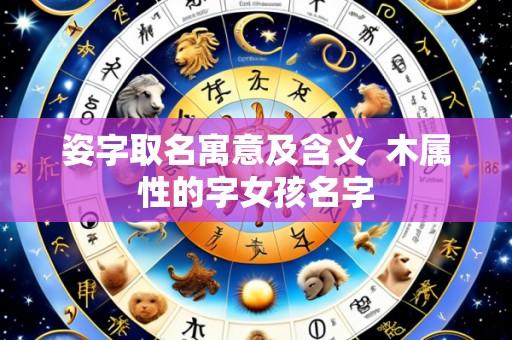 姿字取名寓意及含义  木属性的字女孩名字