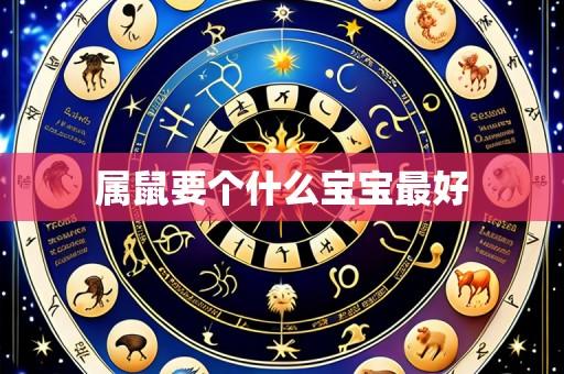 属鼠要个什么宝宝最好