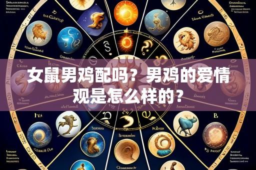 女鼠男鸡配吗?男鸡的爱情观是怎么样的?