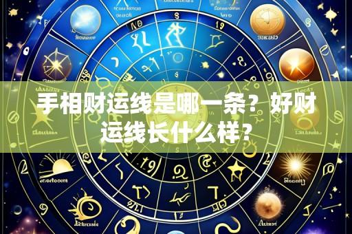 手相财运线是哪一条？好财运线长什么样？