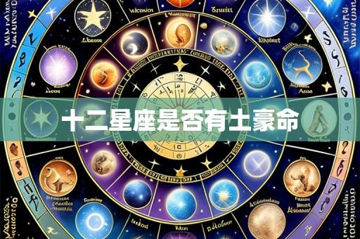 十二星座是否有土豪命