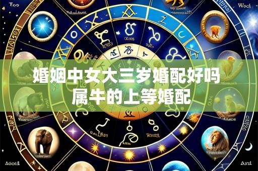 婚姻中女大三岁婚配好吗  属牛的上等婚配
