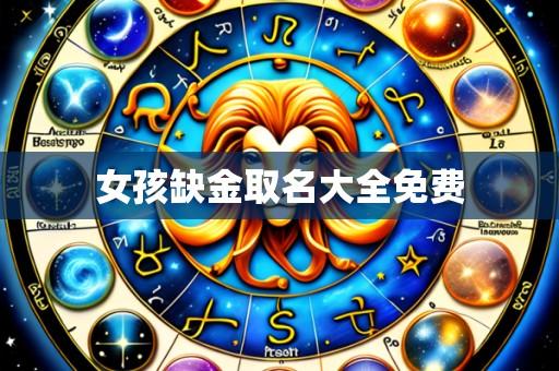 女孩缺金取名大全免费