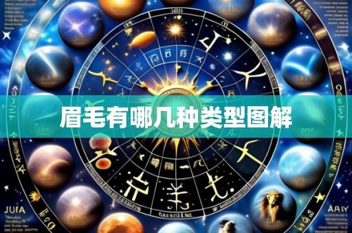 眉毛有哪几种类型图解