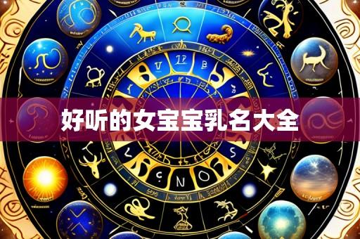 好听的女宝宝乳名大全