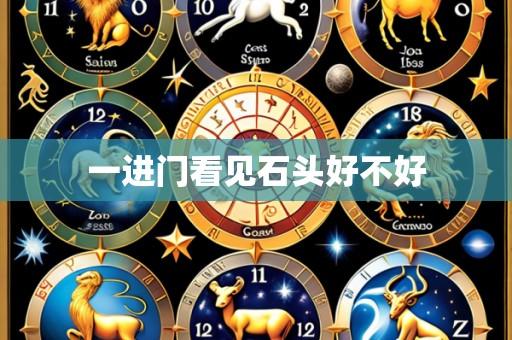一进门看见石头好不好