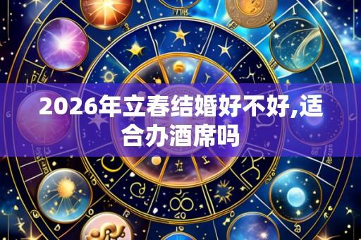 2026年立春结婚好不好,适合办酒席吗