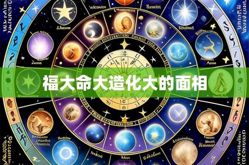 福大命大造化大的面相