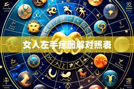 女人左手痣图解对照表