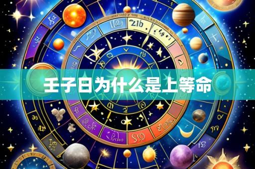 壬子日为什么是上等命