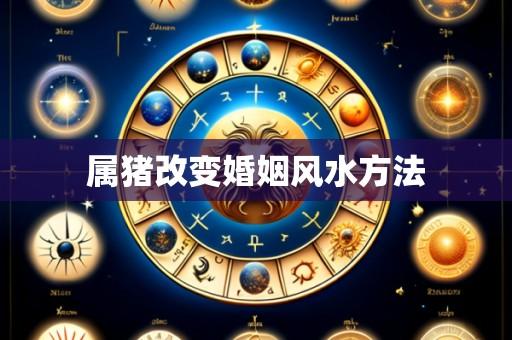 属猪改变婚姻风水方法