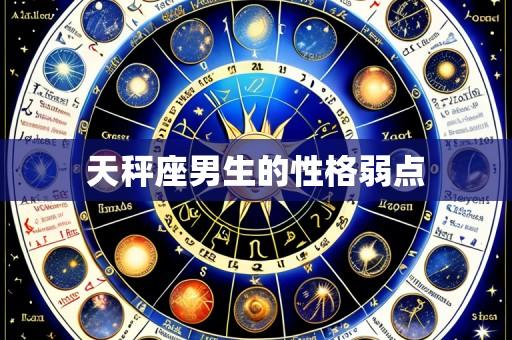 天秤座男生的性格弱点