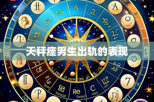 天秤座男生出轨的表现
