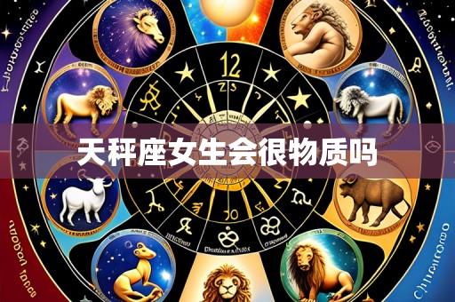 天秤座女生会很物质吗