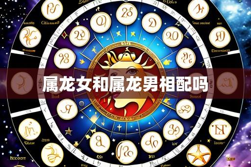 属龙女和属龙男相配吗