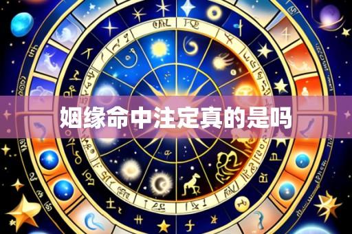 姻缘命中注定真的是吗