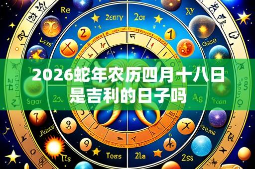 2026蛇年农历四月十八日是吉利的日子吗