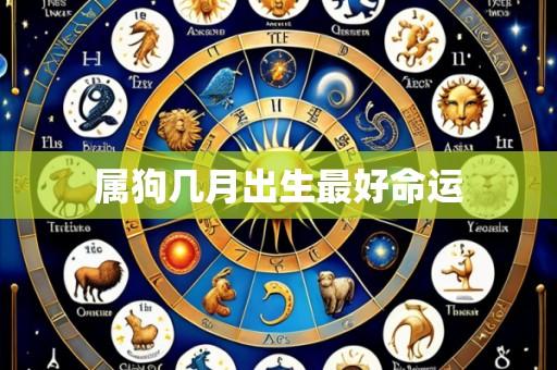 属狗几月出生最好命运