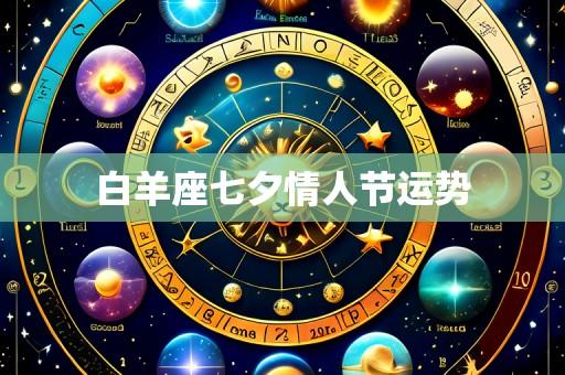 白羊座七夕情人节运势