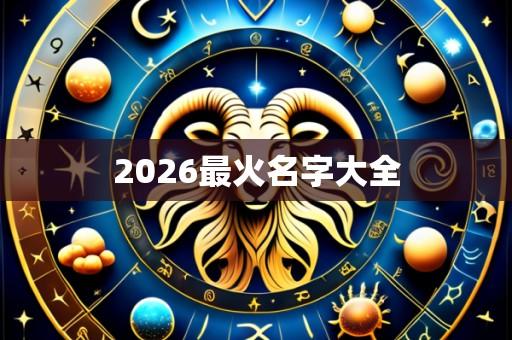 2026最火名字大全