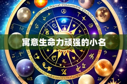 寓意生命力顽强的小名