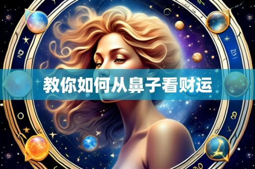 教你如何从鼻子看财运