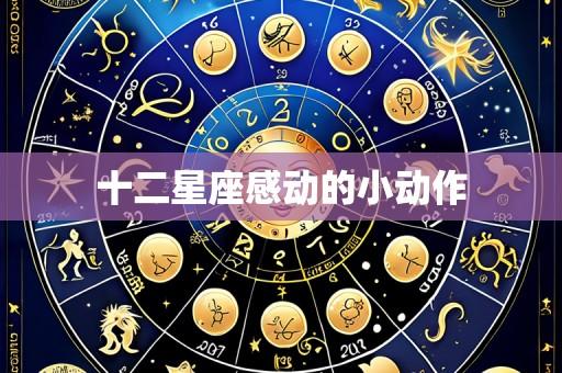 十二星座感动的小动作