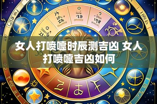 女人打喷嚏时辰测吉凶 女人打喷嚏吉凶如何